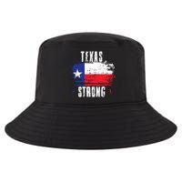 Texas Strong Distressed Flag Texan Pride Cool Comfort Performance Bucket Hat