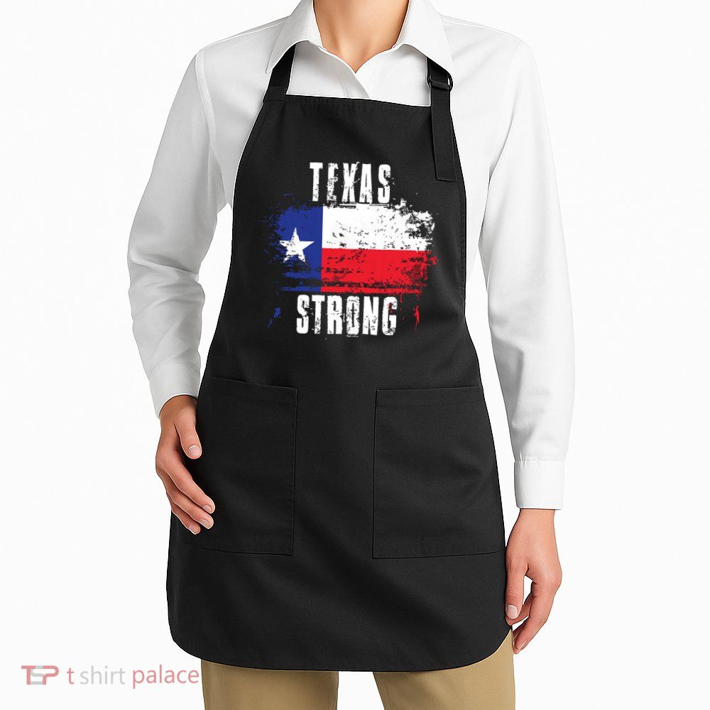 Texas Strong Distressed Flag Texan Pride Apron