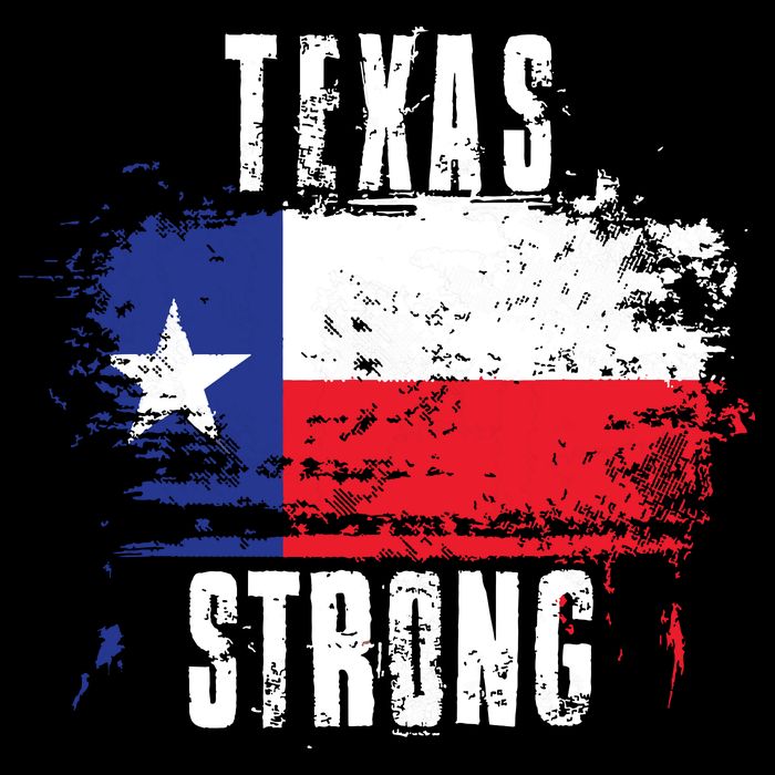 Texas Strong Distressed Flag Texan Pride Backpack