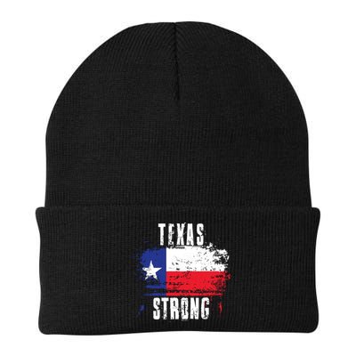 Texas Strong Distressed Flag Texan Pride Beanie