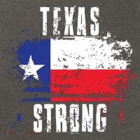 Texas Strong Distressed Flag Texan Pride Cotton Canvas Backpack