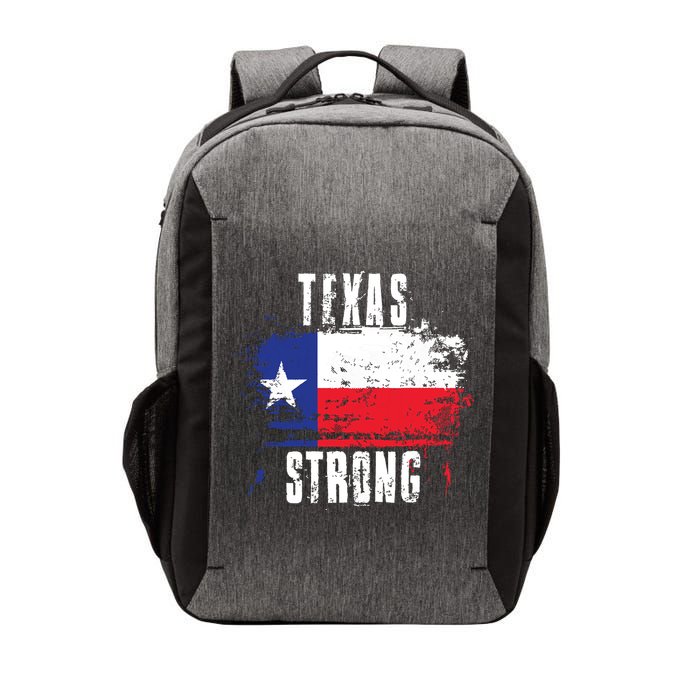 Texas Strong Distressed Flag Texan Pride Vector Backpack