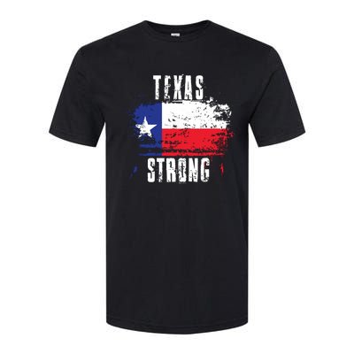 Texas Strong Distressed Flag Texan Pride Softstyle® CVC T-Shirt