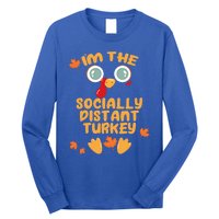 The Socially Distant Turkey Matching Thanksgiving Family Meaningful Gift Long Sleeve Shirt