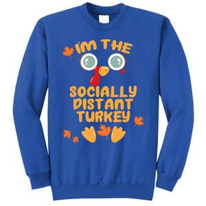 The Socially Distant Turkey Matching Thanksgiving Family Meaningful Gift Sweatshirt