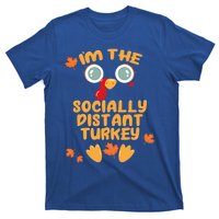 The Socially Distant Turkey Matching Thanksgiving Family Meaningful Gift T-Shirt