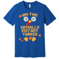 The Socially Distant Turkey Matching Thanksgiving Family Meaningful Gift Premium T-Shirt