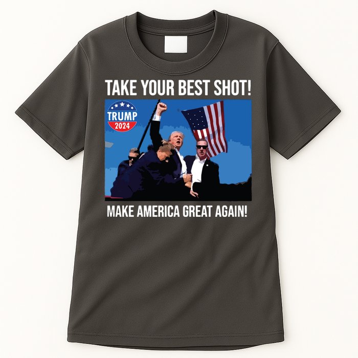 Trump Shot Donald Trump Make America Great Again Trump Mug Shot Tall T-Shirt