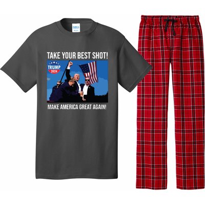 Trump Shot Donald Trump Make America Great Again Trump Mug Shot Pajama Set