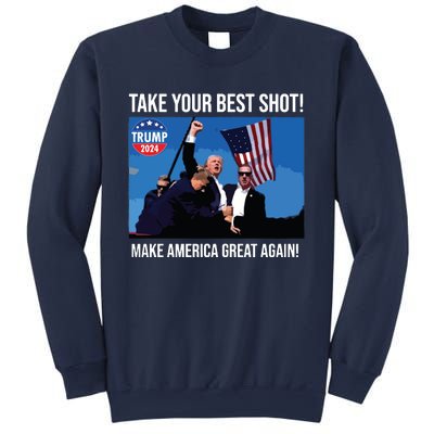 Trump Shot Donald Trump Make America Great Again Trump Mug Shot Sweatshirt