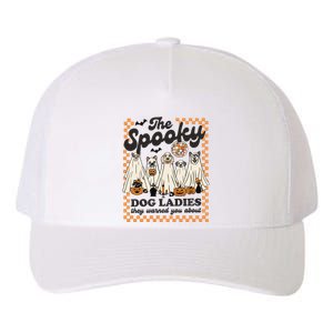 The Spooky Dog Lady Spooky Dog Mom Childless Dog Lady For Kamala Harris Yupoong Adult 5-Panel Trucker Hat