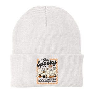 The Spooky Dog Lady Spooky Dog Mom Childless Dog Lady For Kamala Harris Knit Cap Winter Beanie