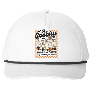 The Spooky Dog Lady Spooky Dog Mom Childless Dog Lady For Kamala Harris Snapback Five-Panel Rope Hat