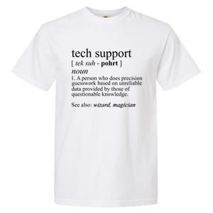 Tech Support Definition Funny Cute Computer Nerd Gift Great Gift Garment-Dyed Heavyweight T-Shirt