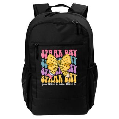 Teacher Staar Day Testing Motivational You Know Now Show It Daily Commute Backpack