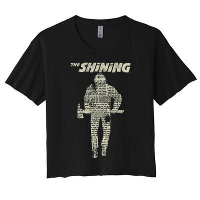 The Shining Dull  Light Vintage  Women's Crop Top Tee