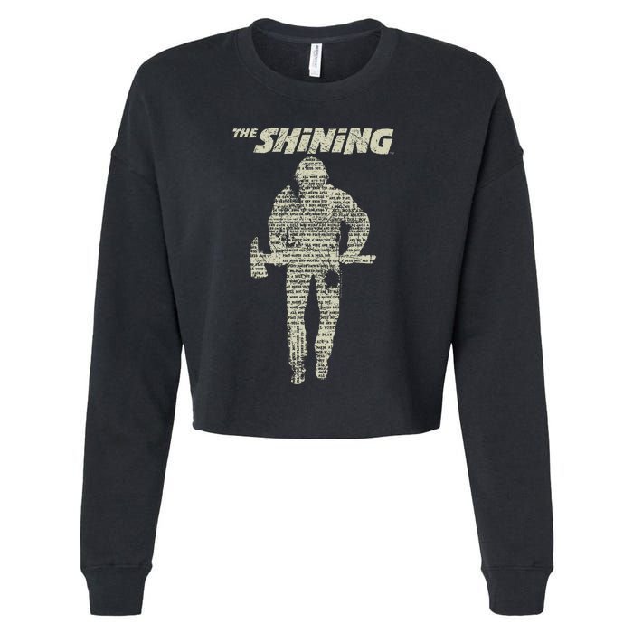 The Shining Dull  Light Vintage  Cropped Pullover Crew