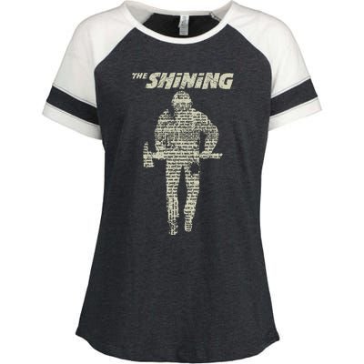 The Shining Dull  Light Vintage  Enza Ladies Jersey Colorblock Tee