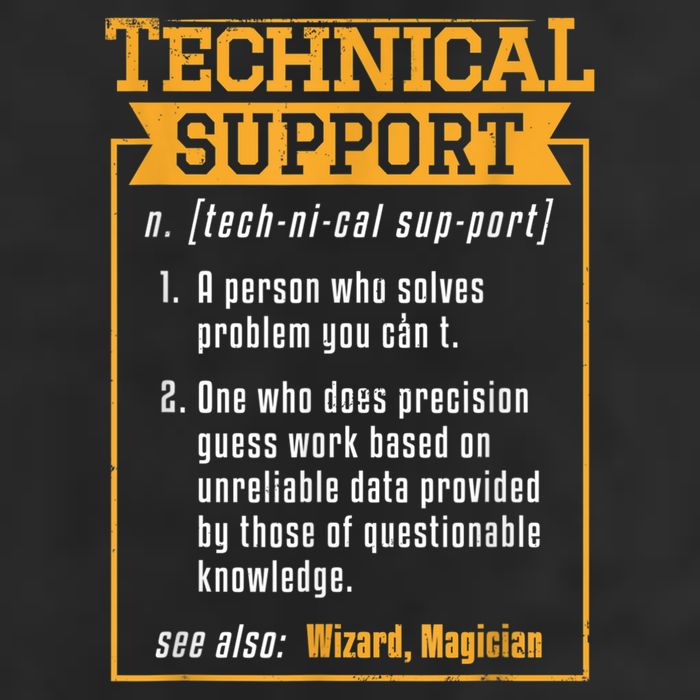 Tech Support Definition Funny Computer Geek Trucker Hat
