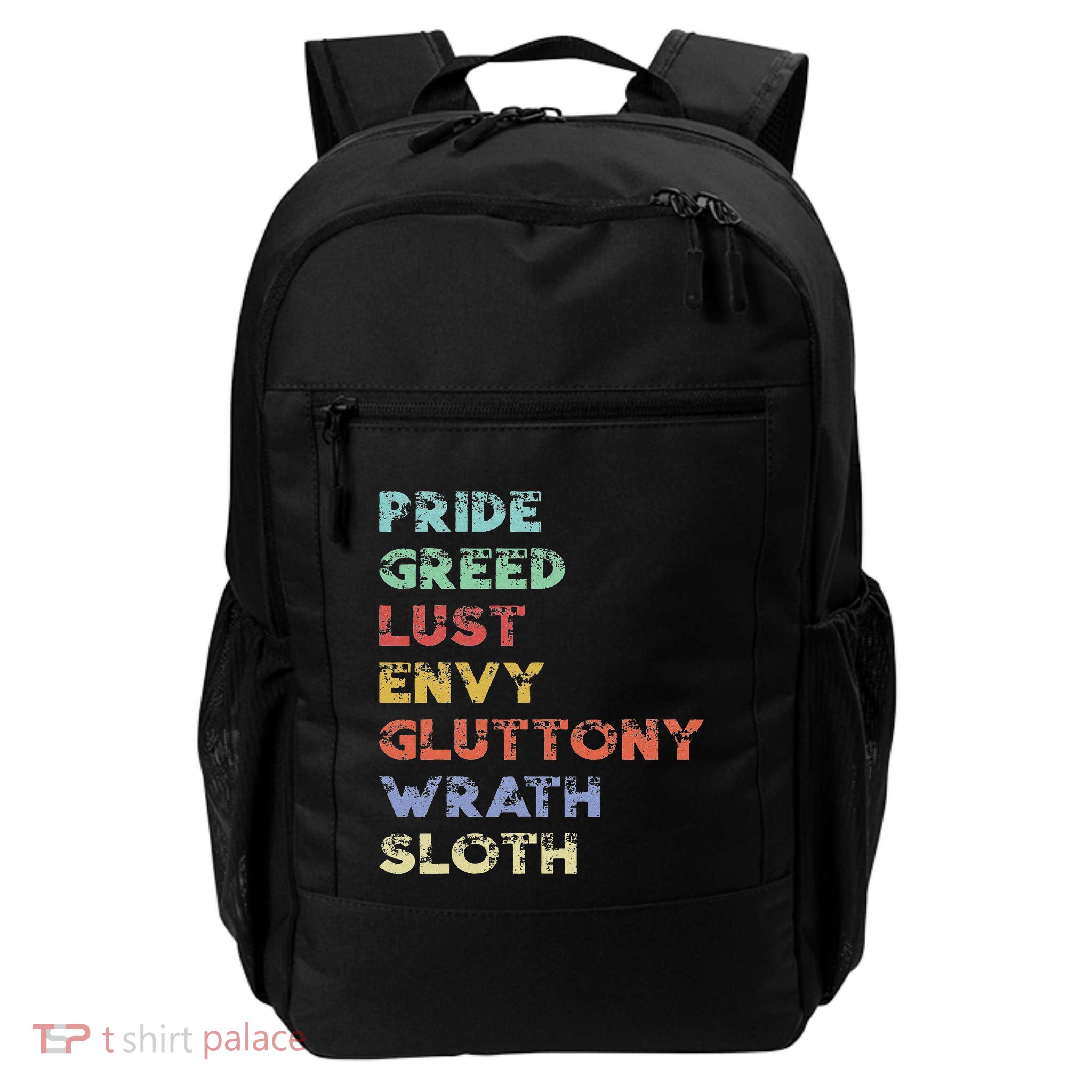 The Seven Deadly Sins List Daily Commute Backpack