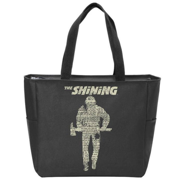 The Shining Dull Boy Light Zip Tote Bag