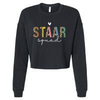 Test STAAR Day Squad Mode On Teacher Testing Day Student Cropped Pullover Crew