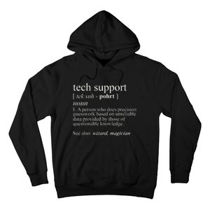 Tech Support Definition Funny Cute Computer Hoodie