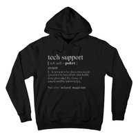 Tech Support Definition Funny Cute Computer Hoodie