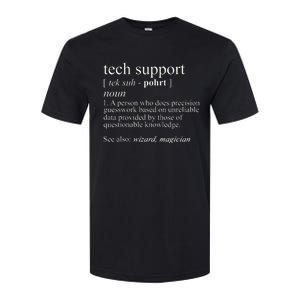 Tech Support Definition Funny Cute Computer Softstyle CVC T-Shirt