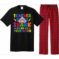 Teacher Shark Do Your Work Funny Back To School Pajama Set