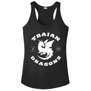 Trajan School Dragons Ladies PosiCharge Competitor Racerback Tank