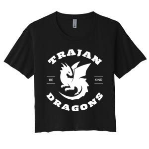 Trajan School Dragons Women's Crop Top Tee