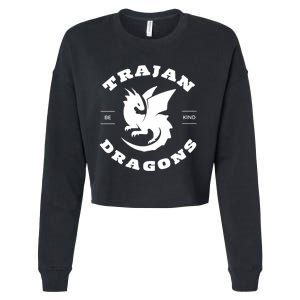 Trajan School Dragons Cropped Pullover Crew