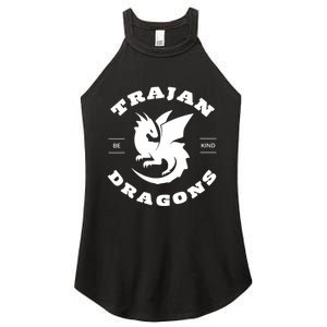 Trajan School Dragons Women's Perfect Tri Rocker Tank