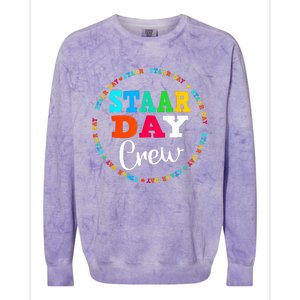 Test Staar Day Crew Mode On Teacher Testing Ideas Colorblast Crewneck Sweatshirt