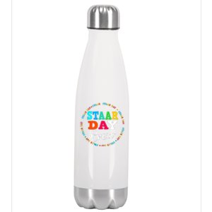 Test Staar Day Crew Mode On Teacher Testing Ideas Stainless Steel Insulated Water Bottle