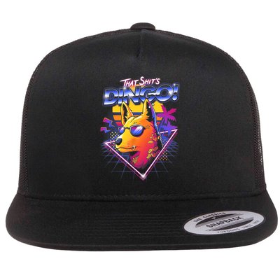 That Shit's Dingo Galaxy Space Flat Bill Trucker Hat