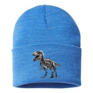 TRex Skeleton Dino Bones Paleontologist Fossil Dinosaur Great Gift Sustainable Knit Beanie