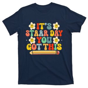 Test Staar Day You Got This Teacher Retro Groovy Testing Day T-Shirt