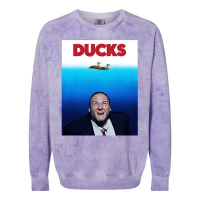 Tony Soprano Ducks Cinesthetic Colorblast Crewneck Sweatshirt