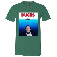 Tony Soprano Ducks Cinesthetic V-Neck T-Shirt