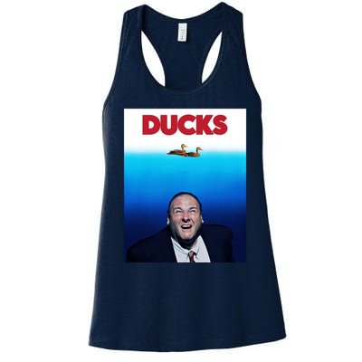 Tony Soprano Ducks Cinesthetic Women's Racerback Tank