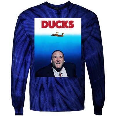 Tony Soprano Ducks Cinesthetic Tie-Dye Long Sleeve Shirt