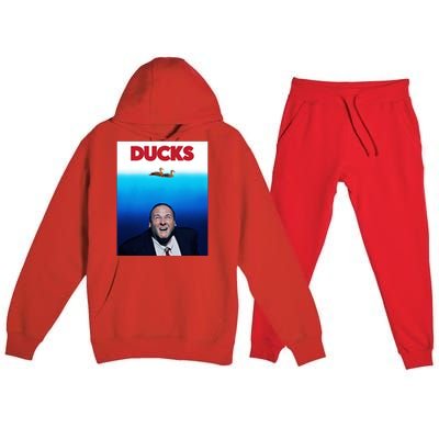 Tony Soprano Ducks Cinesthetic Premium Hooded Sweatsuit Set