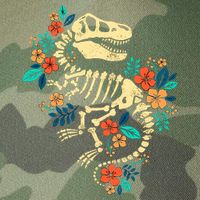Trex Skeleton Dino Bones Paleontologist Fossil Dinosaur Legacy Tie Dye Trucker Hat