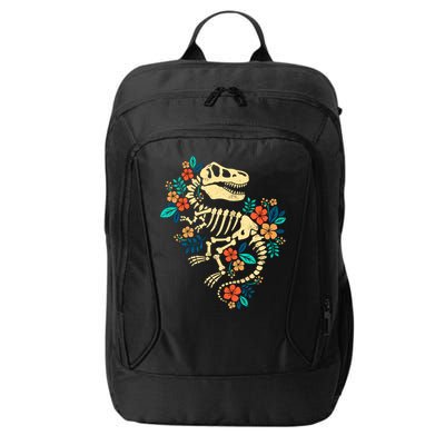 Trex Skeleton Dino Bones Paleontologist Fossil Dinosaur City Backpack
