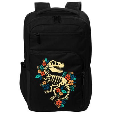 Trex Skeleton Dino Bones Paleontologist Fossil Dinosaur Impact Tech Backpack
