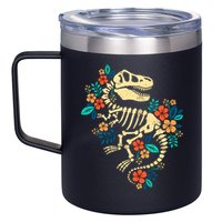 Trex Skeleton Dino Bones Paleontologist Fossil Dinosaur 12oz Stainless Steel Coffee Mug
