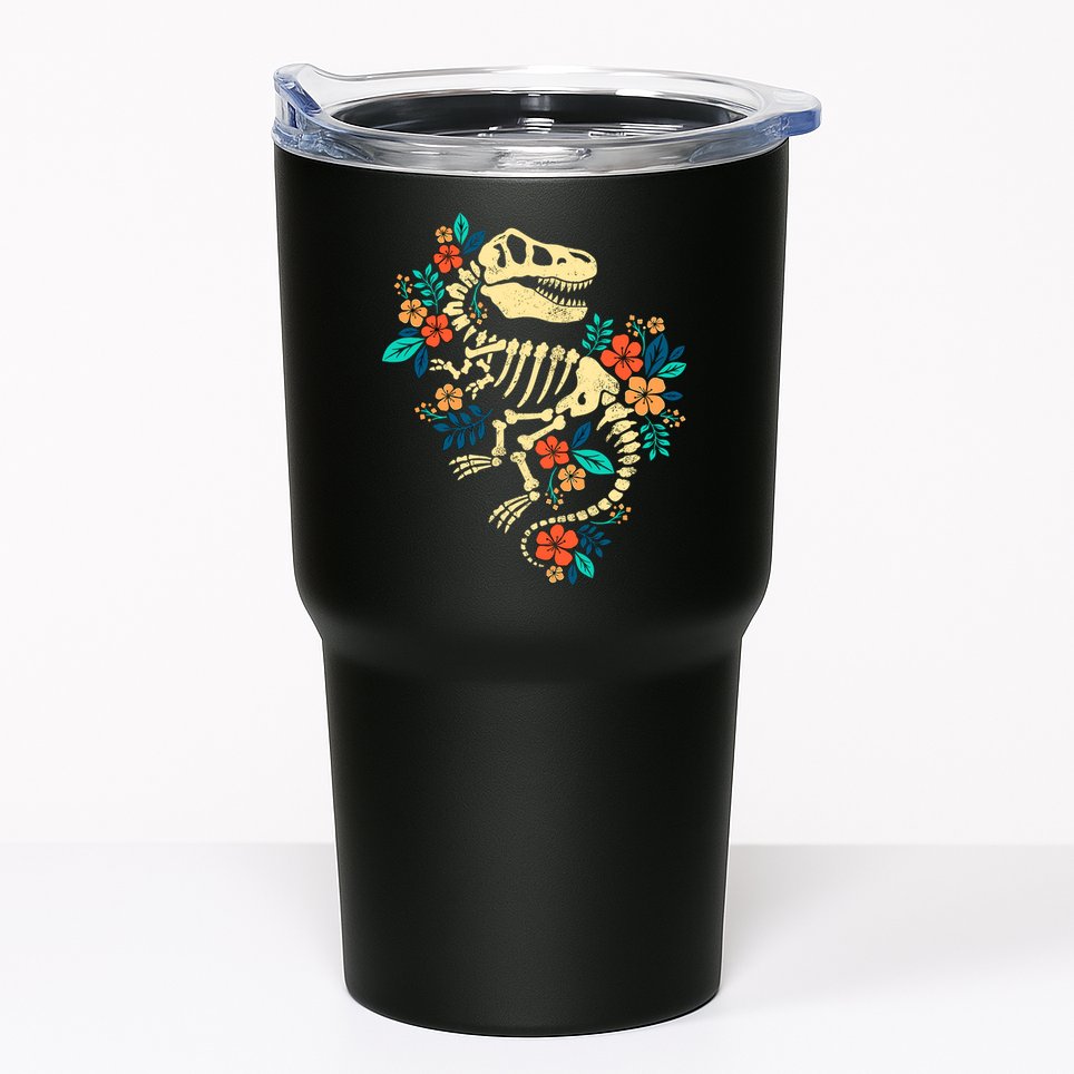 Trex Skeleton Dino Bones Paleontologist Fossil Dinosaur Tumbler
