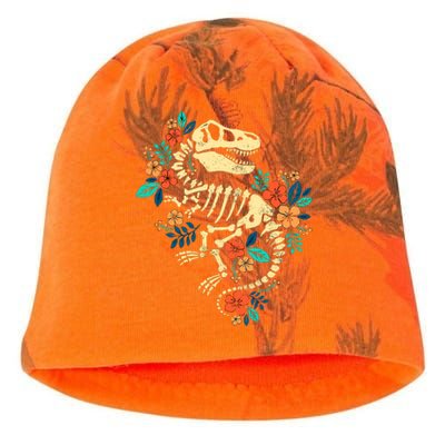 Trex Skeleton Dino Bones Paleontologist Fossil Dinosaur Kati - Camo Knit Beanie